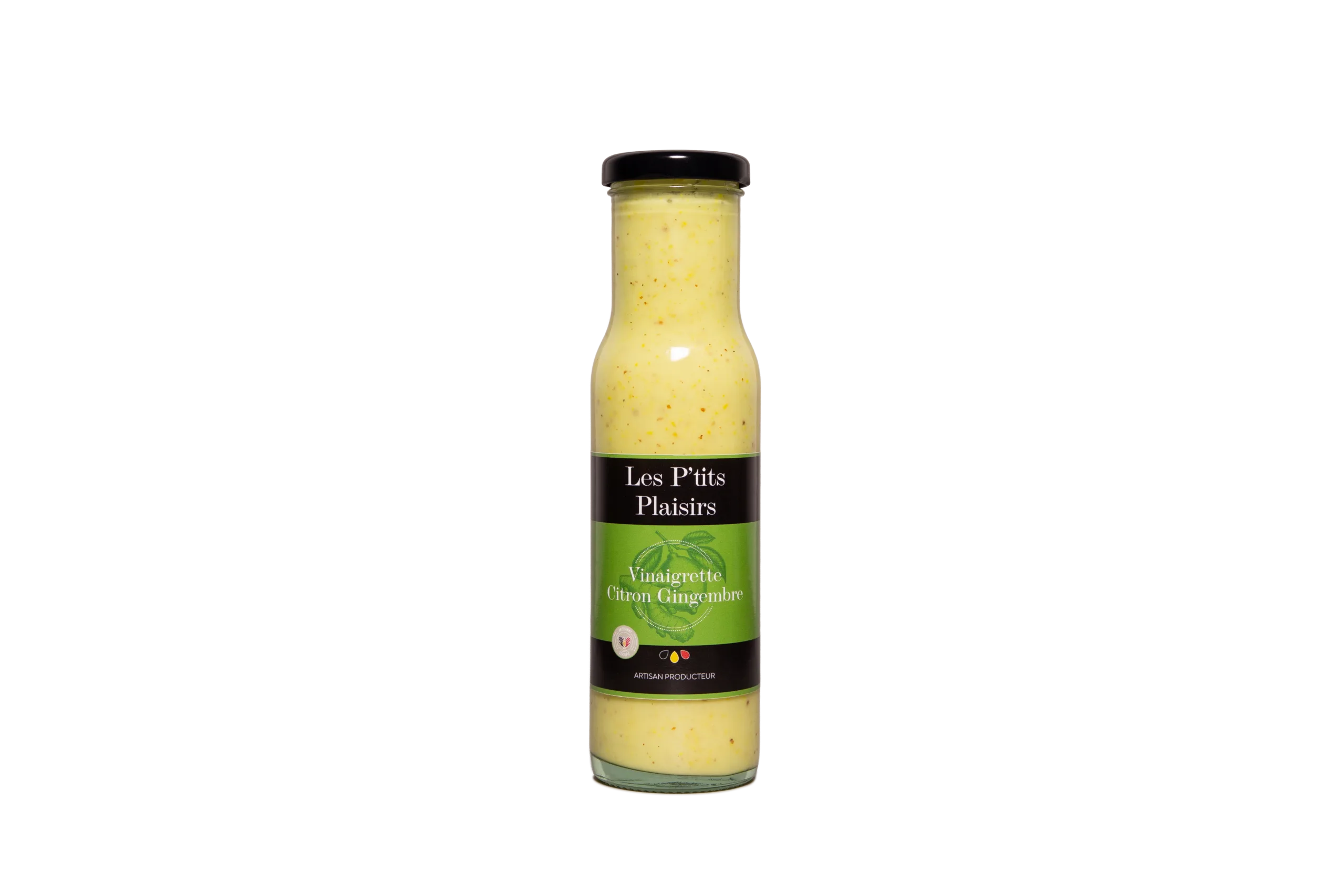 Citron gingembre vinaigrette transparent