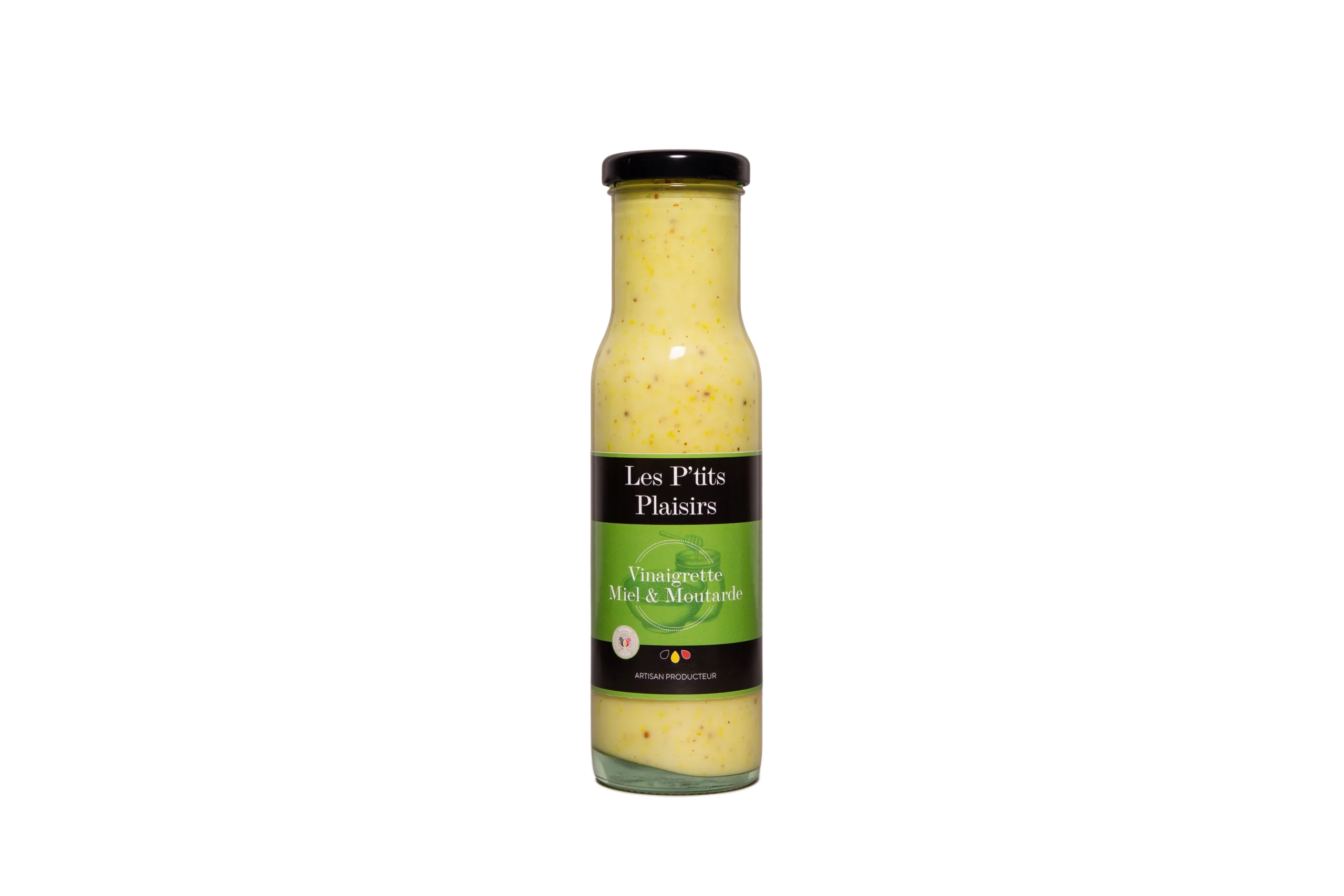 Miel moutarde vinaigrette transparent